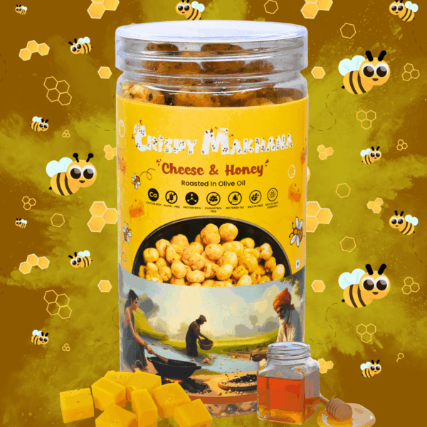Honey & Cheese Crispy Makhana