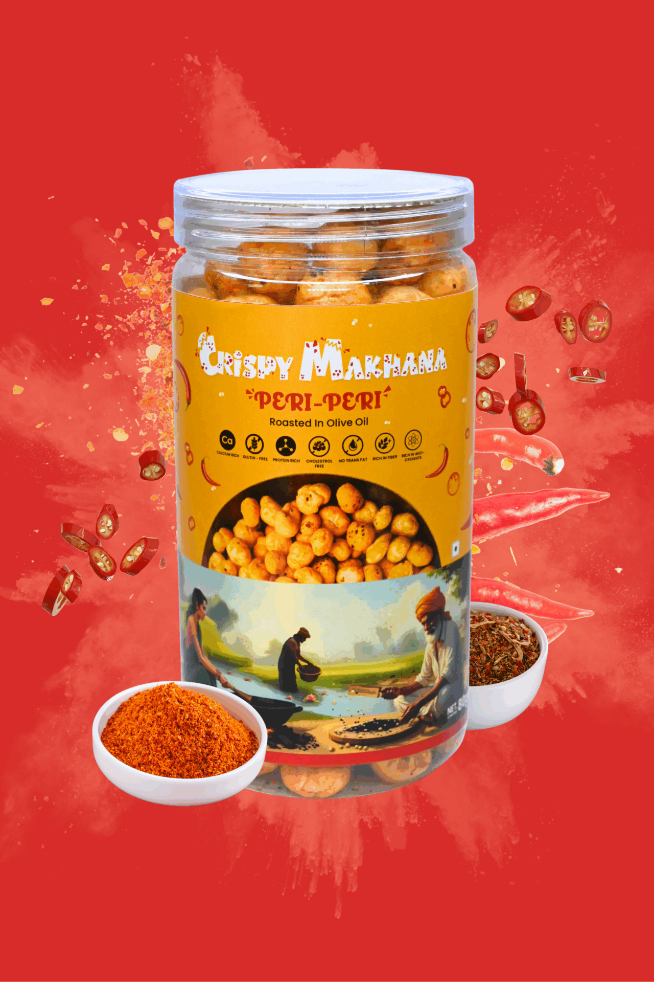 Peri Peri Crispy Makhana