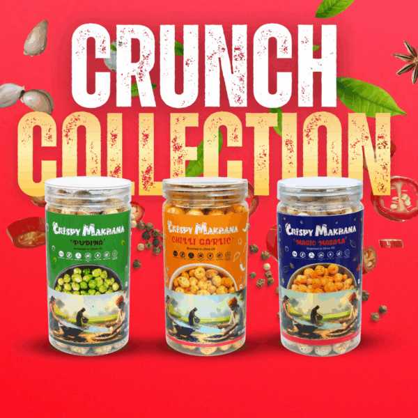 Pudina, Chilligarlic & MagicMasala crispy makhana